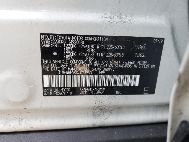 2019 TOYOTA RAV4 XSE JTMEWRFV9KJ023950