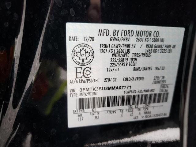 2021 FORD MUSTANG MA - 3FMTK3SU8MMA07771