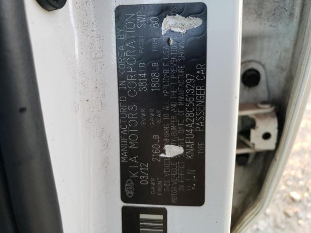 KNAFU4A28C5613297 KIA FORTE EX