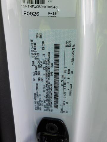 2022 FORD F150 1FTMF1CB2NKD05482