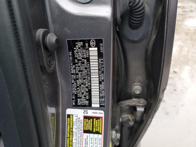 2018 TOYOTA CAMRY L 4T1B11HK1JU127041