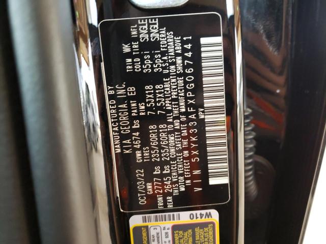 5XYK33AFXPG067441 KIA Sportage Ex