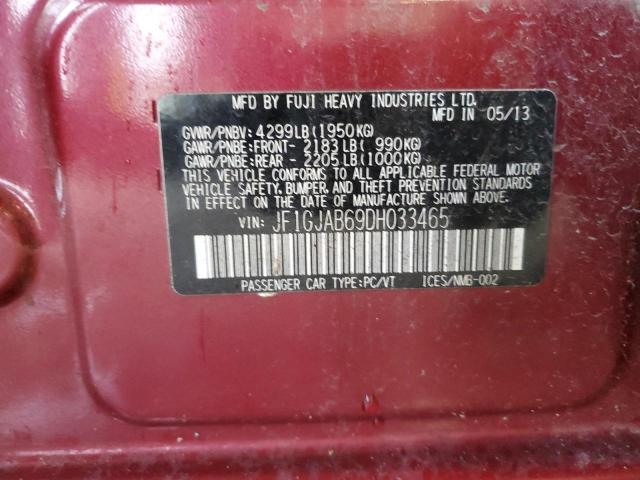 JF1GJAB69DH033465 Subaru Impreza Premium
