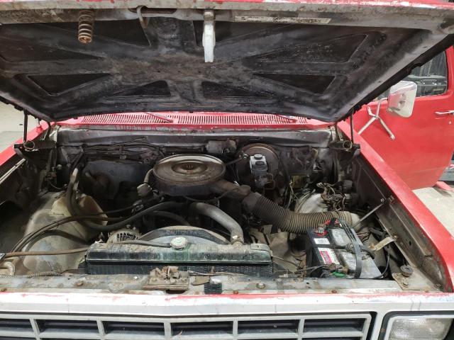 1985 DODGE D-SERIES D100 VIN: 1B7FD14T0FS707136