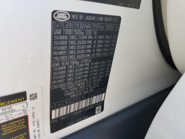 SALRG2RV8L2420927 Land Rover Discovery Se