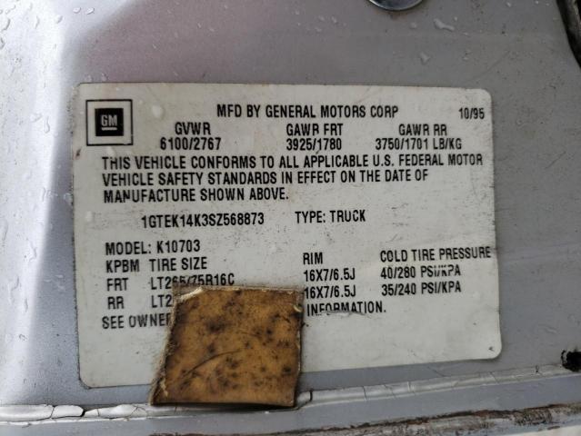1GTEK14K3SZ568873 GMC Sierra K1500