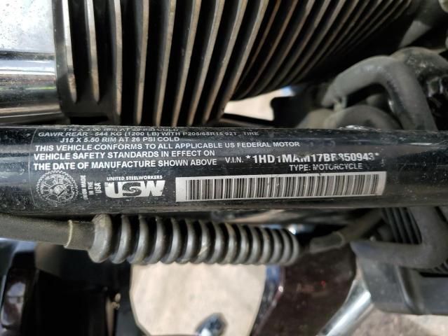 2011 HARLEY-DAVIDSON FLHTCUTG 1HD1MAM17BB850943