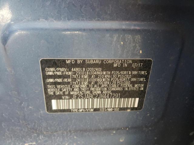 JF2SJABC2JH447291 Subaru Forester 2.5i