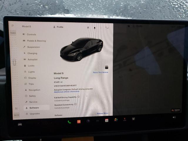 2021 TESLA MODEL S - 5YJSA1E53MF453617