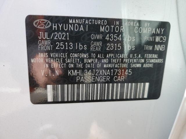 2022 HYUNDAI SONATA LIM - KMHL34J2XNA173145