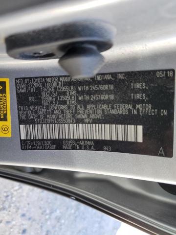 5TDJZRFH1JS550043 Toyota Highlander Se