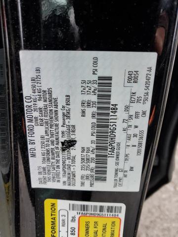 2016 FORD FUSION SE 1FA6P0HD9G5111484