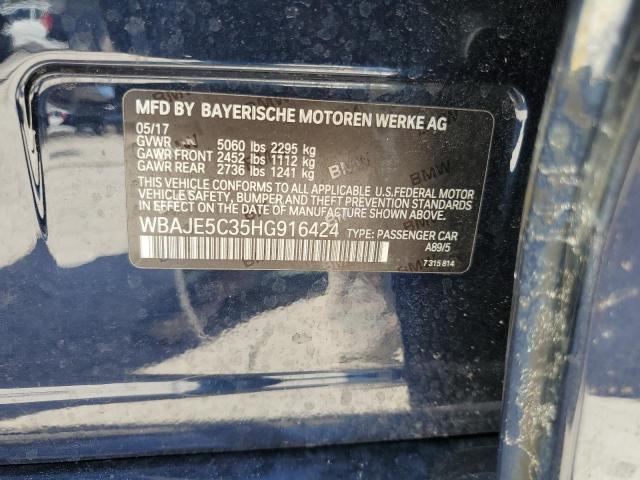 2017 BMW 540 I - WBAJE5C35HG916424