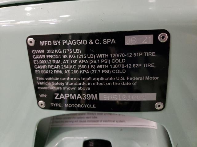 2022 VESPA GTS 300 - ZAPMA39M9N5101004