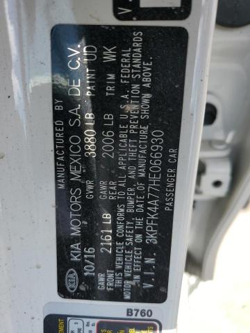 3KPFK4A77HE066930 KIA FORTE LX