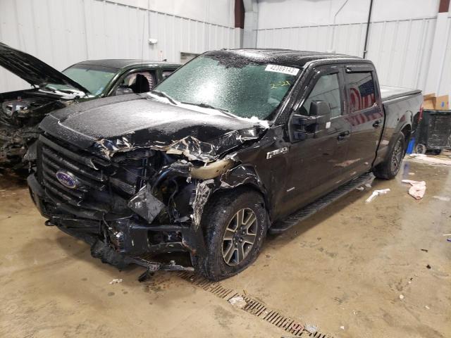 Salvage cars for sale from Copart Franklin, WI: 2016 Ford F150 Supercrew