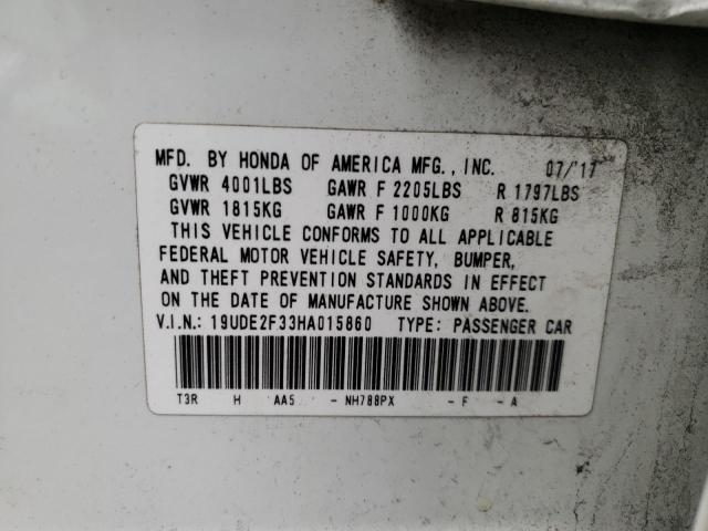 19UDE2F33HA015860 Acura ILX