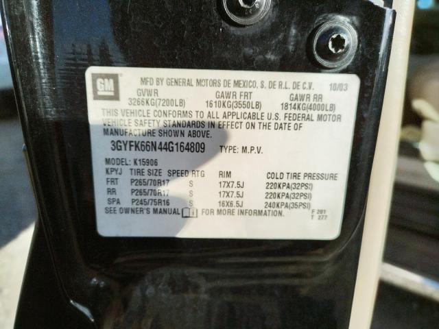 3GYFK66N44G164809 Cadillac ESCALADE ESV