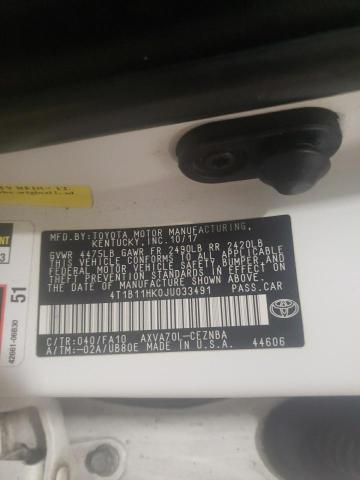 2018 TOYOTA CAMRY L - 4T1B11HK0JU033491