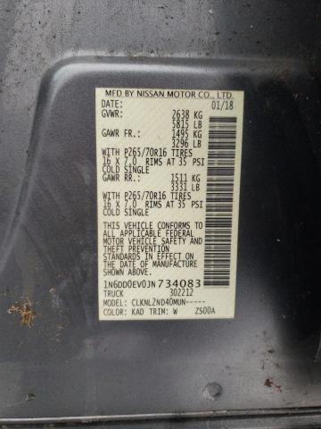 2018 NISSAN FRONTIER S 1N6DD0EV0JN734083