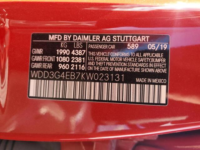 2019 MERCEDES-BENZ A 220 - WDD3G4EB7KW023131