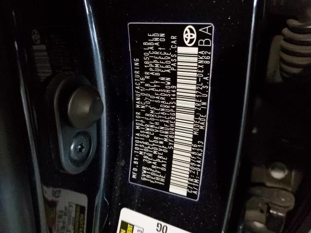 2016 TOYOTA COROLLA L 5YFBURHE6GP451449