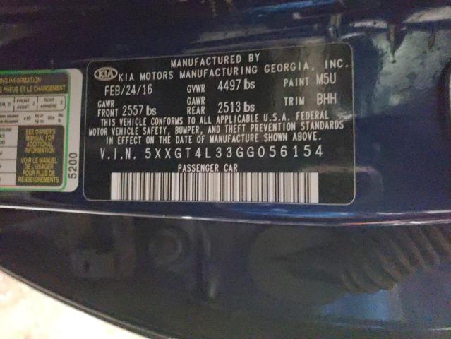 5XXGT4L33GG056154 KIA Optima Lx