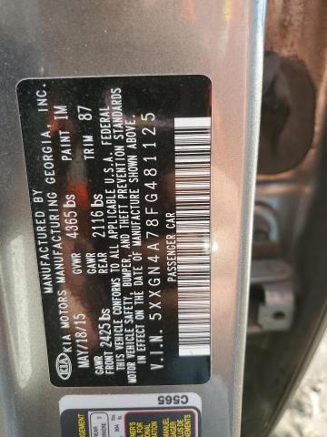 2015 KIA OPTIMA EX 5XXGN4A78FG481125