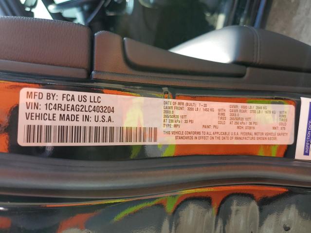 1C4RJEAG2LC403204 Jeep Grand Cherokee Laredo