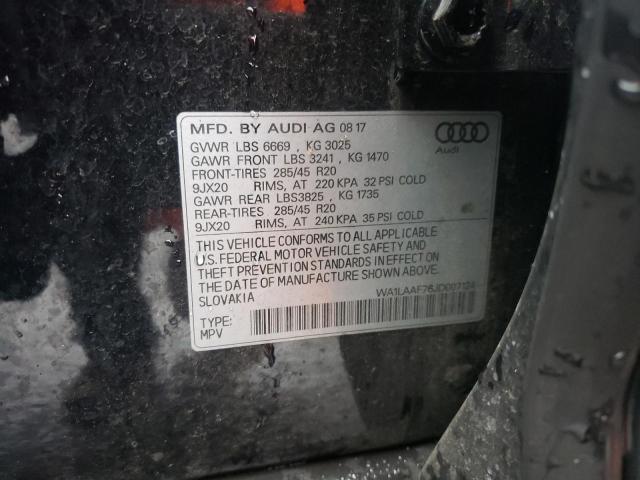 VIN WA1LAAF76JD007124 2018 Audi Q7, Premium Plus no.14