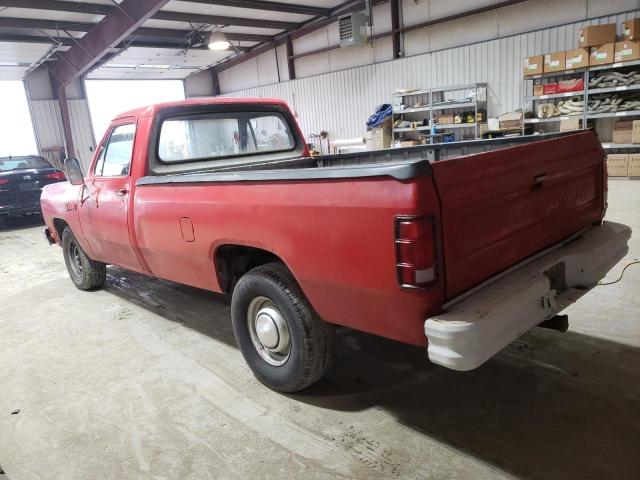 1985 DODGE D-SERIES D100 VIN: 1B7FD14T0FS707136