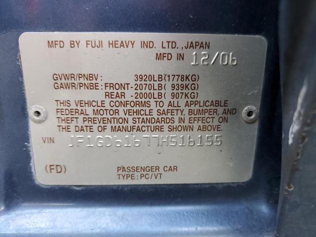 JF1GD61677H516155 Subaru Impreza 2.5i
