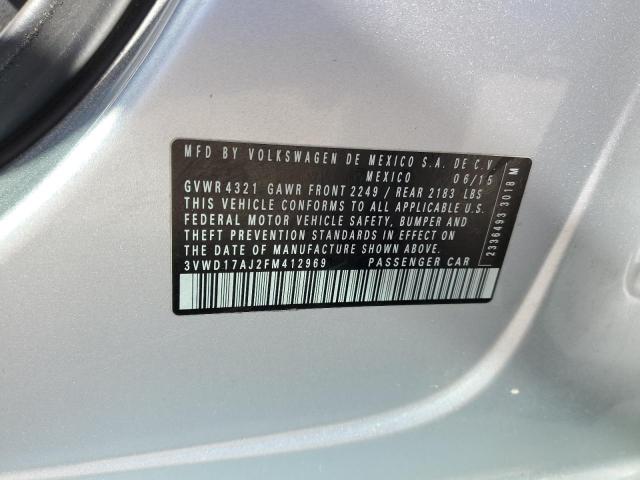 2015 VOLKSWAGEN JETTA SE 3VWD17AJ2FM412969