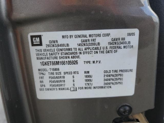 1GKET66M166105926 GMC Envoy