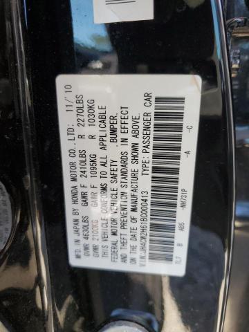 JH4CW2H61BC000413 Acura TSX