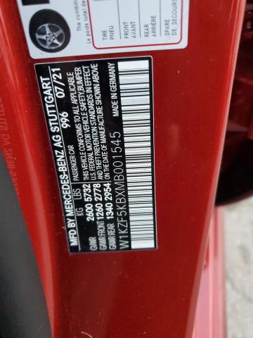 2021 MERCEDES-BENZ E 450 4MAT - W1KZF5KBXMB001545