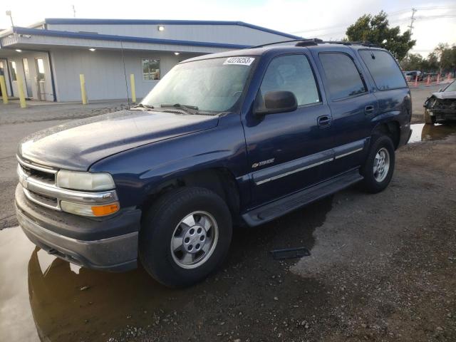 Chevrolet Tahoe salvage cars for sale: 2001 Chevrolet Tahoe C1500