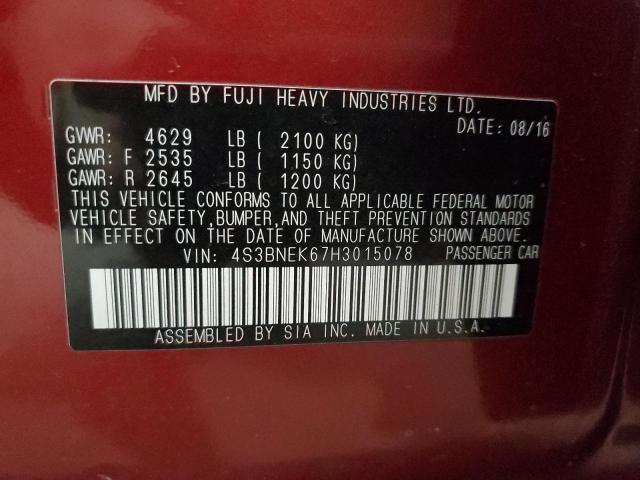 4S3BNEK67H3015078 Subaru Legacy 3.6r Limited