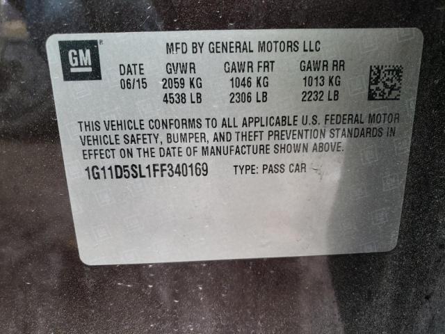 2015 CHEVROLET MALIBU 2LT - 1G11D5SL1FF340169