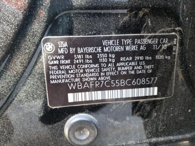WBAFR7C55BC608577 BMW 535 I