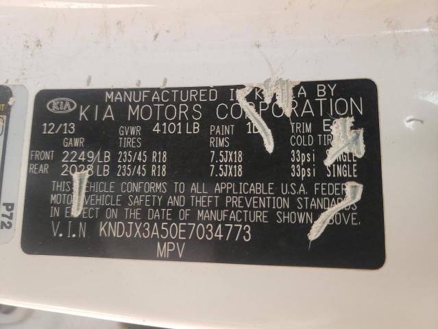 KNDJX3A50E7034773 KIA Soul !