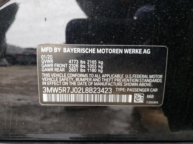 2020 BMW 330XI - 3MW5R7J02L8B23423