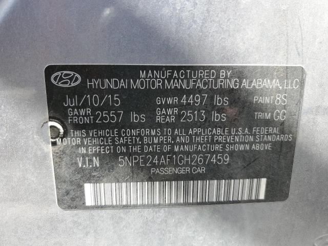 2016 HYUNDAI SONATA SE - 5NPE24AF1GH267459