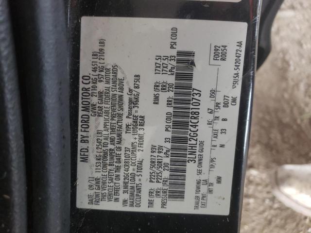 3LNHL2GC4CR810737 Lincoln MKZ