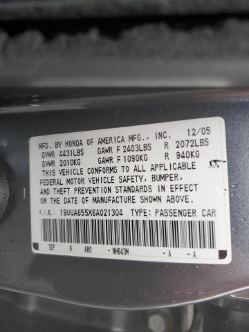 19UUA655X6A021304 Acura 3.2TL