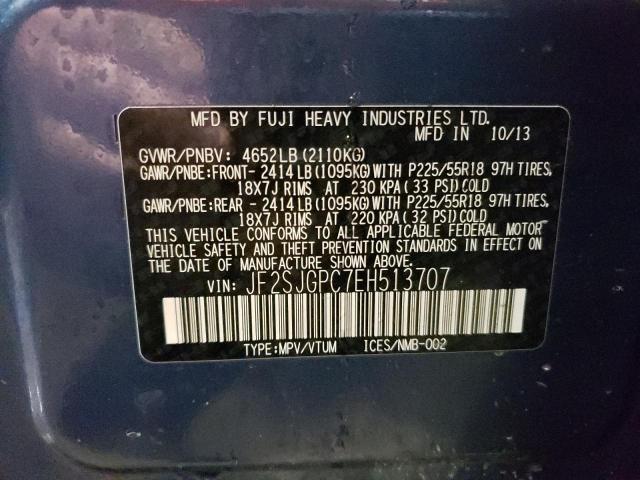 JF2SJGPC7EH513707 Subaru Forester 2.0xt Touring