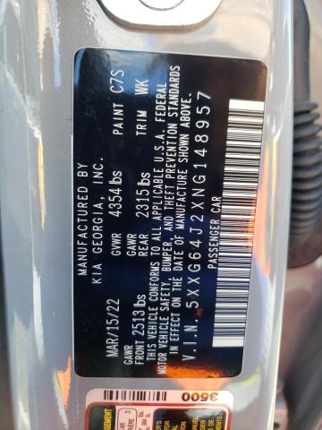5XXG64J2XNG148957 KIA K5 GT LINE