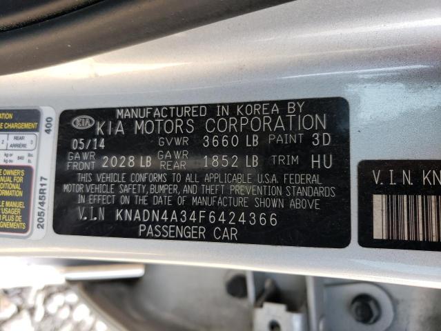 KNADN4A34F6424366 KIA RIO EX