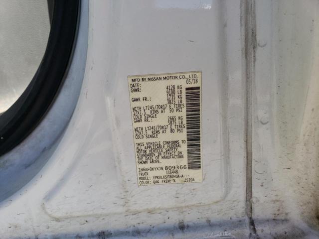 2018 NISSAN NV 2500 S - 1N6AF0KYXJN809366