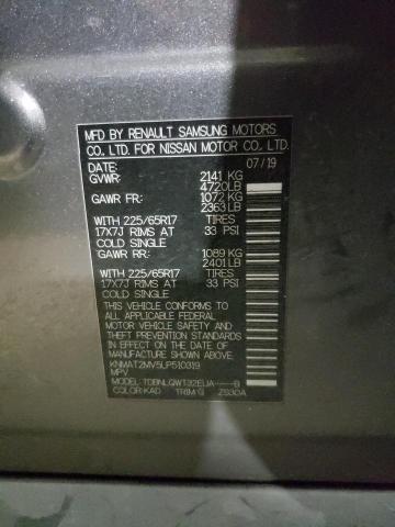 KNMAT2MV5LP510319 Nissan ROGUE S